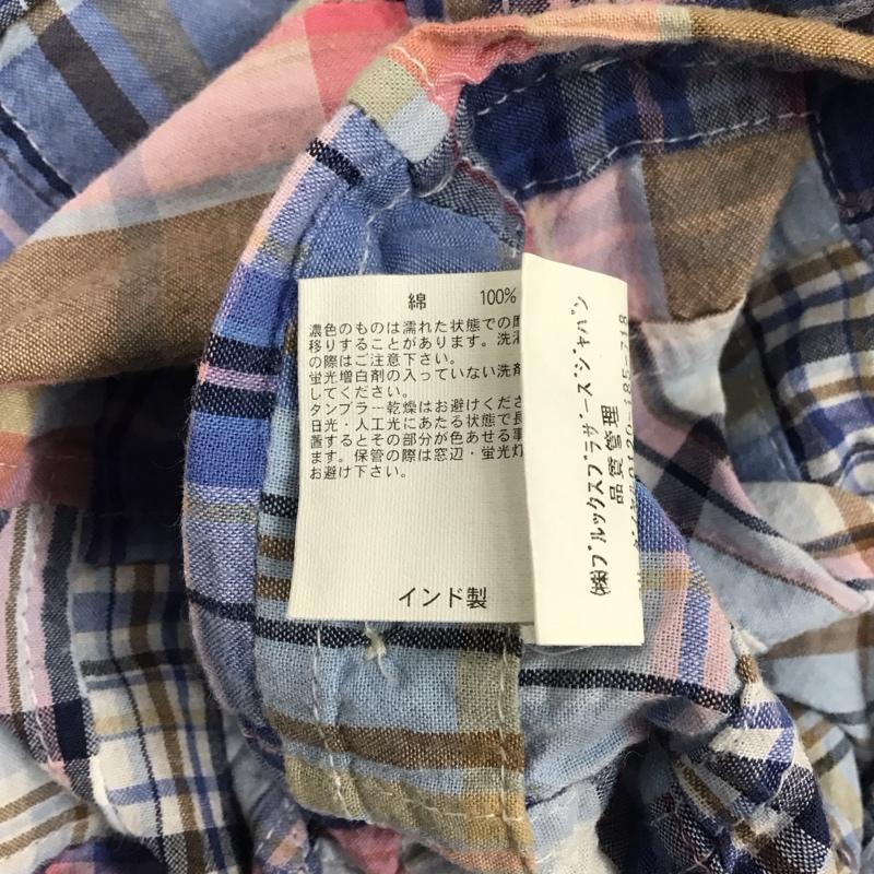 ブルックスブラザーズ BROOKS BROTHERS シャツ、ブラウス 半袖 半袖シャツ カラーシャツ 半袖カットソー チェックシャツ M チェック マルチカラー / マルチカラー /  メンズ USED 古着 中古 10111460