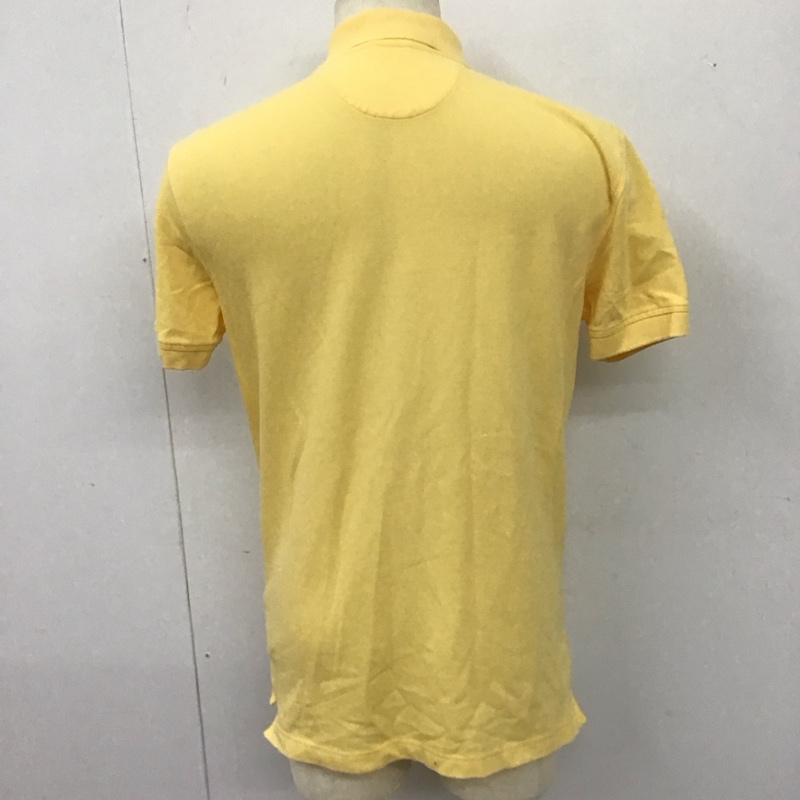 ブルックスブラザーズ BROOKS BROTHERS ポロシャツ 半袖 半袖ポロシャツ カラーシャツ 半袖カットソー S ロゴ、文字 黄 / イエロー / メンズ USED 古着 中古 10113750