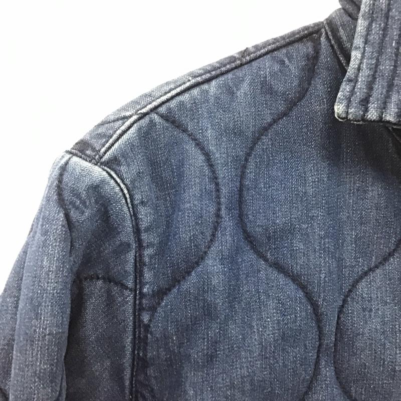 ネイタルデザイン NATAL DESIGN ジャケット、上着 ジャケット、ブレザー デニムジャケット キルテッドシャツ4 S ロゴ、文字 青 / ブルー / メンズ USED 古着 中古 10139422
