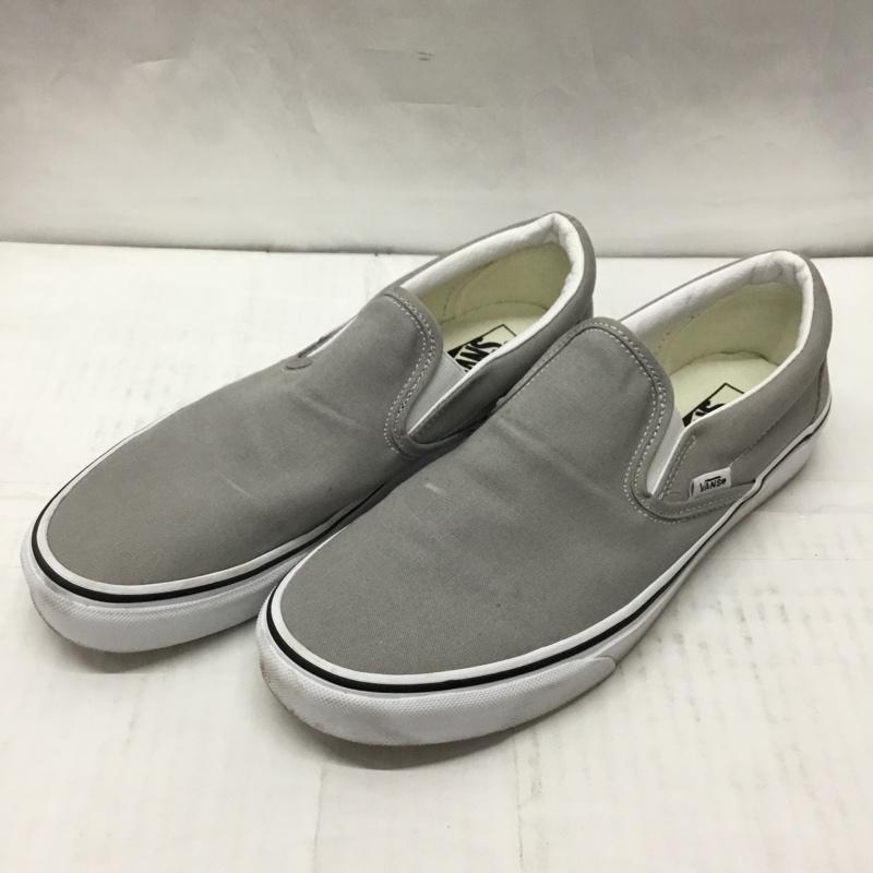 バンズ VANS スリッポン スリッポン 508731 27.5cm 27.5cm ロゴ、文字 灰 / グレー / X 白 / ホワイト / メンズ USED 古着 中古 10106530
