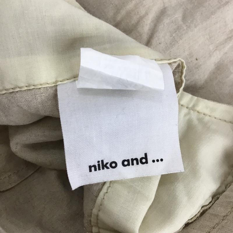 ニコアンド niko and... チュニック 半袖 無地 ベージュ / ベージュ / レディース USED 古着 中古 10106110