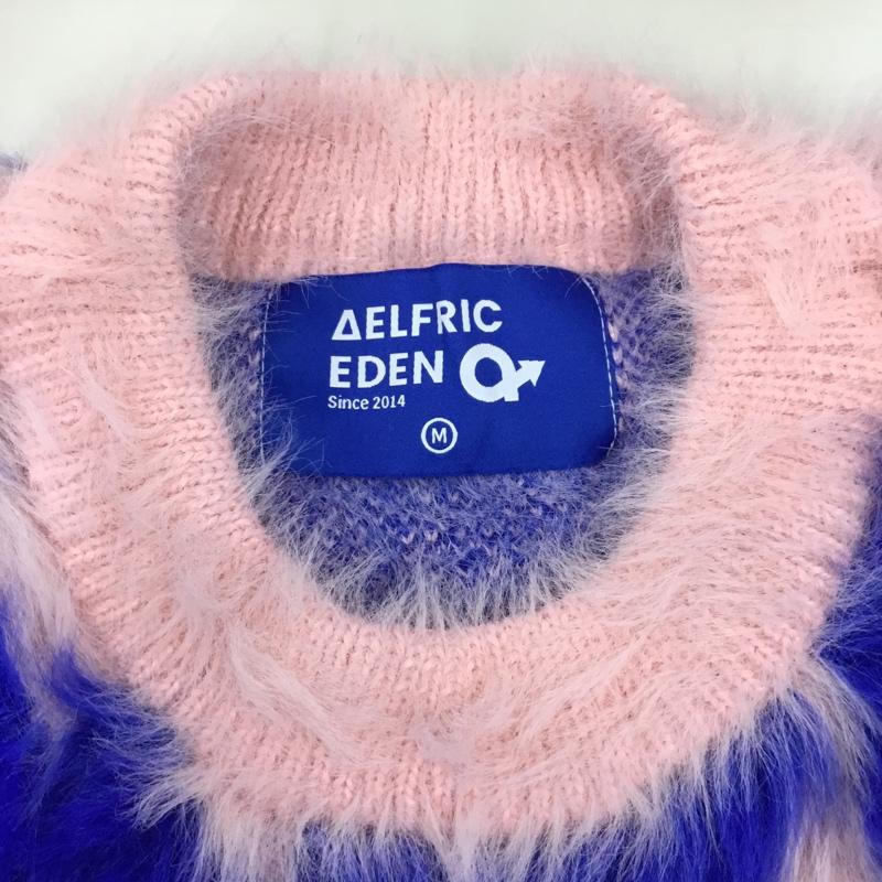 エルフリック エデン Aelfric Eden ニット、セーター 長袖 長袖ニットカットソー ニット セーター クルーネックニット M 総柄 マルチカラー / マルチカラー / メンズ USED 古着 中古 10120292