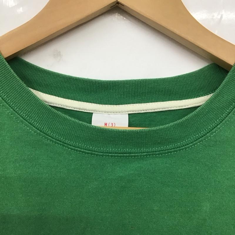 ニコアンド niko and... Tシャツ 半袖 M ロゴ、文字 X プリント 緑 / グリーン / レディース USED 古着 中古 10129740