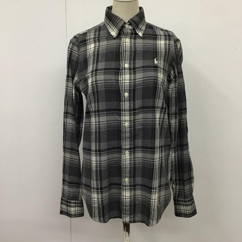 ラルフローレン RALPHLAUREN シャツ、ブラウス 長袖 長袖シャツ カラーシャツ ポケットシャツ 長袖カットソー チェックシャツ XS チェック マルチカラー / マルチカラー / レディース USED 古着 中古 10115989