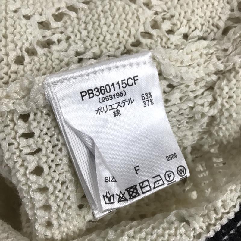 ページボーイ PAGEBOY シャツ、ブラウス 半袖 PB360115CF クロシェライクシャツカーディガン FREE 無地 オフホワイト / オフホワイト / レディース USED 古着 中古 10131622