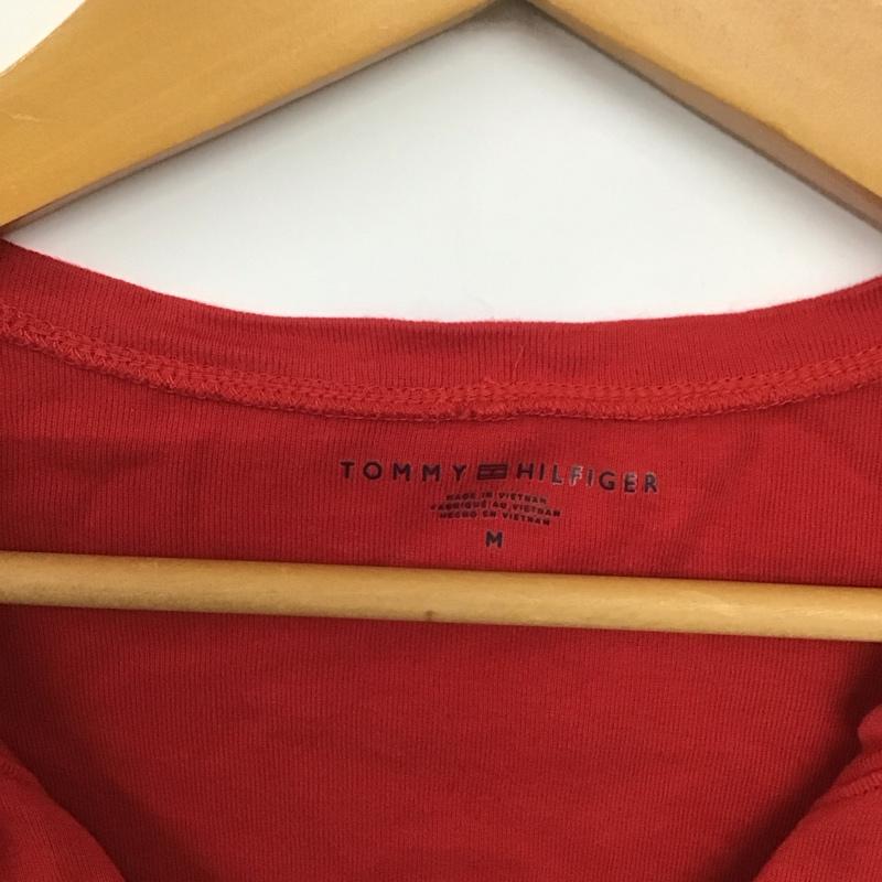トミーヒルフィガー TOMMY HILFIGER Tシャツ 半袖 M 無地 赤 / レッド / レディース USED 古着 中古 10129640
