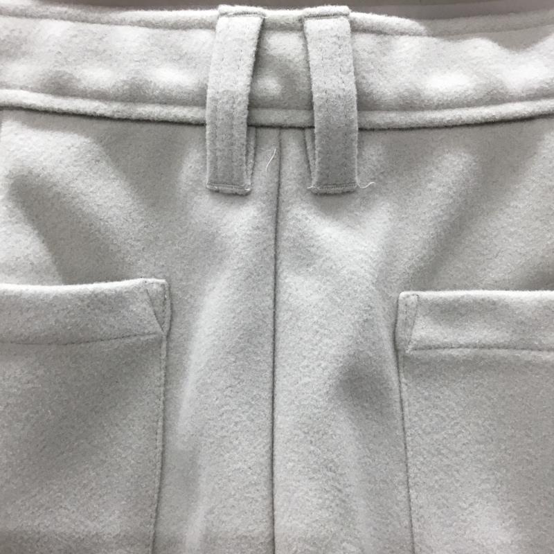 アイテムズ アーバンリサーチ ITEMS URBAN RESEARCH パンツ スラックス it17-14c007 ウールタッチ センタープレススラックスパンツ ワイドパンツ M 無地 アイボリー / アイボリー / メンズ USED 古着 中古 10120484