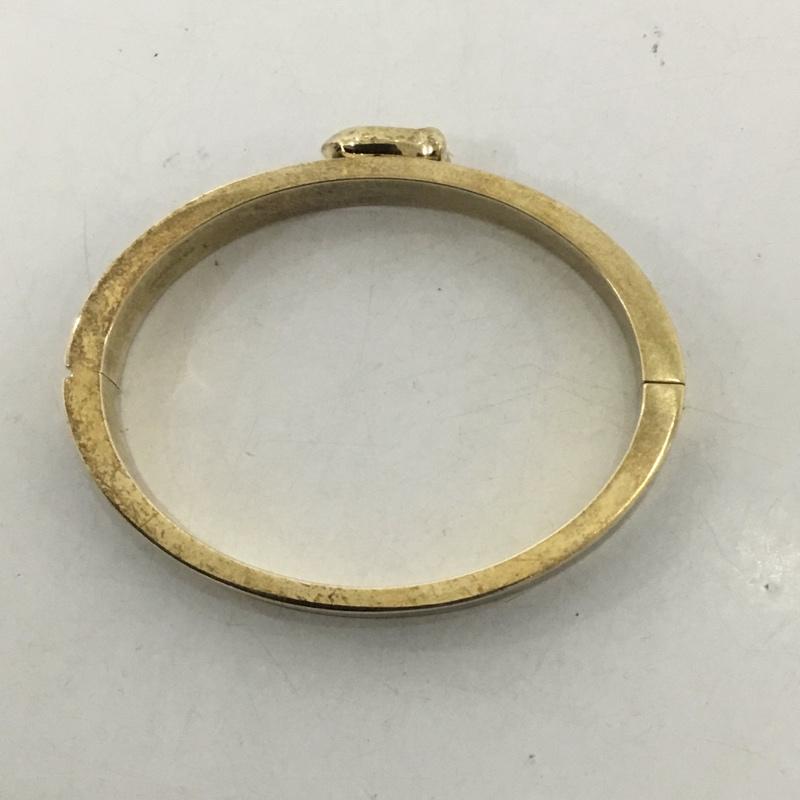 コーチ COACH アクセサリー ブレスレット、バングル ロゴ、文字 黒 / ブラック / X 金 / ゴールド / レディース USED 古着 中古 10128833