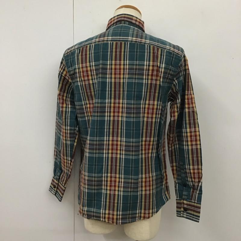 エディーバウアー Eddie Bauer シャツ、ブラウス 長袖 長袖シャツ カラーシャツ ポケットシャツ 長袖カットソー チェックシャツ S チェック マルチカラー / マルチカラー /  メンズ USED 古着 中古 10112786