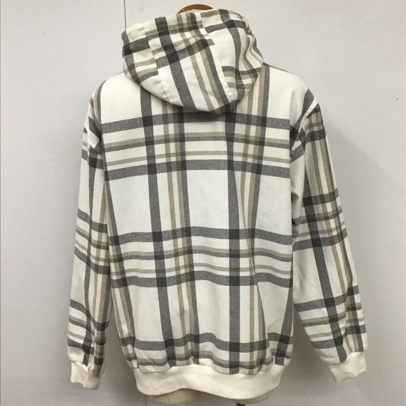 ザラ ZARA パーカー 長袖 長袖パーカー フード付きパーカー プリントスウェット トレーナー L チェック マルチカラー / マルチカラー /  メンズ USED 古着 中古 10118306