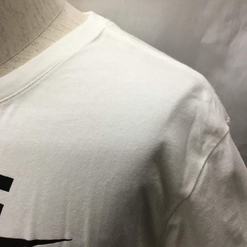 ナイキ NIKE Tシャツ 半袖 ar5005-101 半袖カットソー プリントTシャツ クルーネックカットソー XXL ロゴ、文字 白 / ホワイト /  メンズ USED 古着 中古 10108518