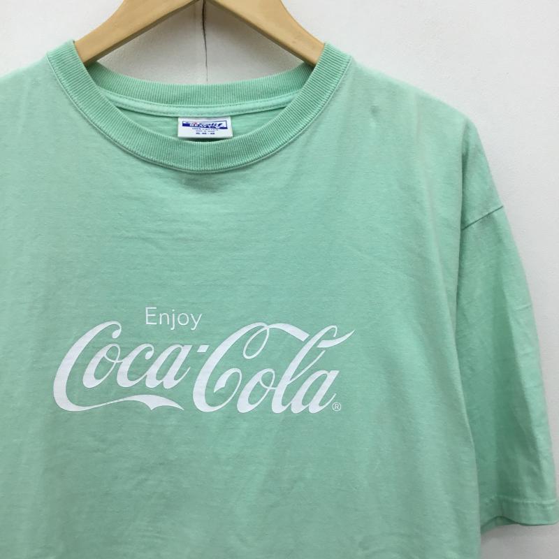 スタンダード カリフォルニア STANDARD CALIFORNIA Tシャツ 半袖 コカ・コーラTEE XL ロゴ、文字 薄緑 / ライトグリーン / メンズ USED 古着 中古 10139001