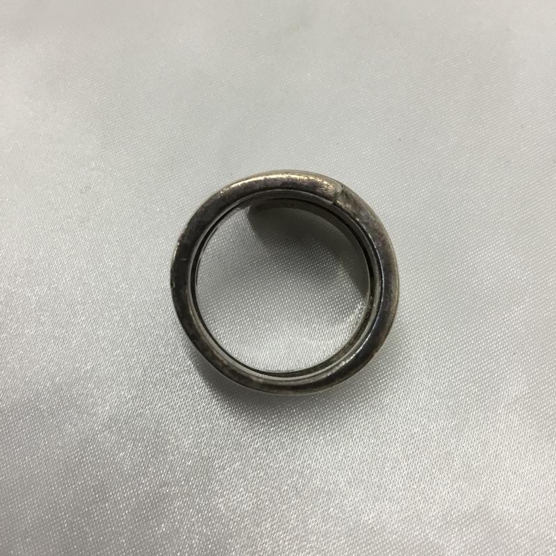 グッチ GUCCI アクセサリー 指輪 スネークスパイラル 15号 ワンポイント 銀 / シルバー / メンズ USED 古着 中古 10109159