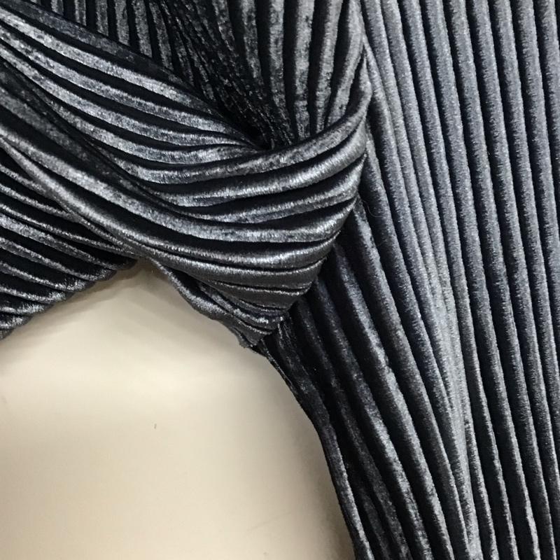 イェッカヴェッカ YECCA VECCA ボトムス ボトムス ベロアプリーツパンツ FREE 無地 青 / ブルー / レディース USED 古着 中古 10137254