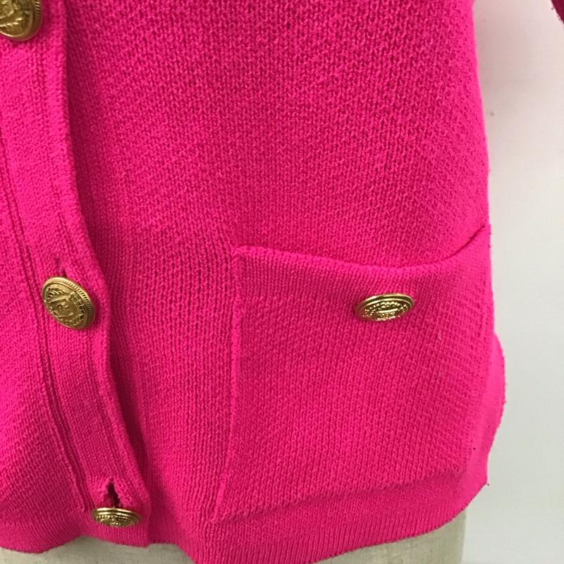 ザラ ZARA ニット、セーター 半袖 S 無地 桃 / ピンク / レディース USED 古着 中古 10124881