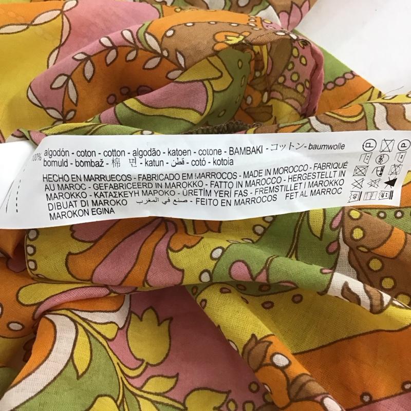 ザラ ZARA シャツ、ブラウス 長袖 長袖シャツ 総柄シャツ カラーシャツ プリント L プリント マルチカラー / マルチカラー / レディース USED 古着 中古 10135555