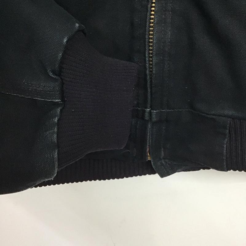 カーハート Carhartt ジャケット、上着 ジャケット、ブレザー ジップアップジャケット パーカージャケット アウター L ロゴ、文字 黒 / ブラック / メンズ USED 古着 中古 10136793