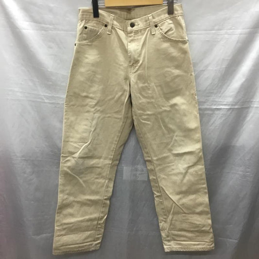 ディッキーズ Dickies パンツ ワークパンツ、ペインターパンツ ワークパンツ ワイドパンツ カジュアルパンツ 30インチ 無地 ベージュ / ベージュ /  メンズ USED 古着 中古 10122340