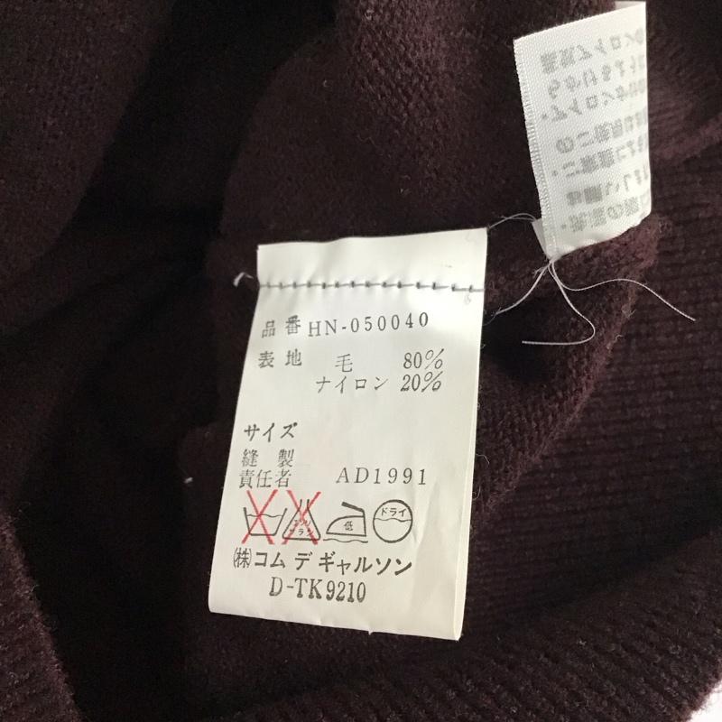 コムデギャルソン COMME des GARCONS ニット、セーター 長袖 長袖ニットカットソー ニット セーター タートルネックニット 無地 えんじ / ワインレッド / メンズ USED 古着 中古 10115380