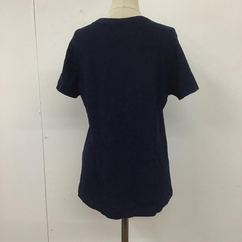 フォーティーファイブアールピーエム 45RPM Tシャツ 半袖 うさぎ クルーネック 1 ワンポイント インディゴ / インディゴ / レディース USED 古着 中古 10112627