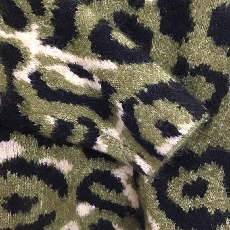 ザラ ZARA ニット、セーター 長袖 M 総柄 マルチカラー / マルチカラー / レディース USED 古着 中古 10139566