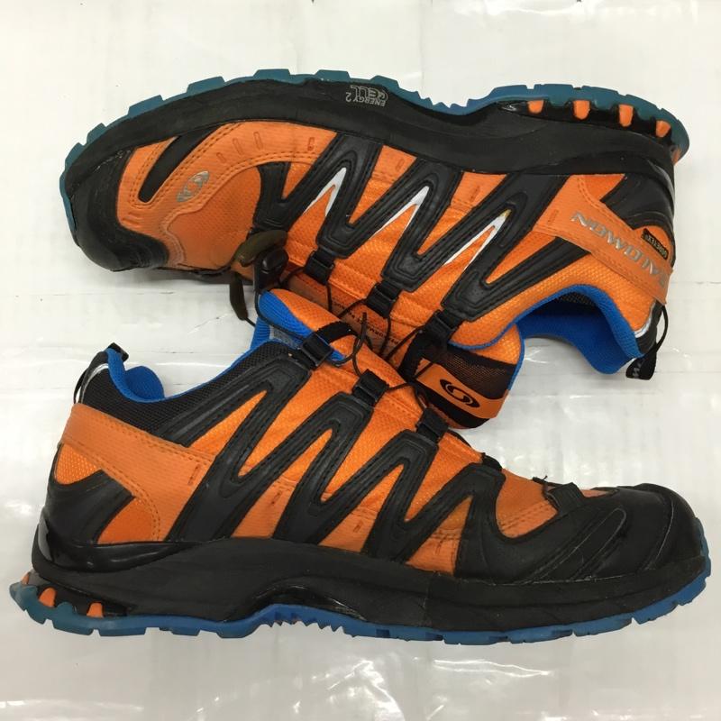 サロモン SALOMON アウトドアシューズ アウトドアシューズ 145464 XA PRO 3D GORE-TEX 26.5cm 26.5cm ロゴ、文字 橙 / オレンジ / X 黒 / ブラック / X 青 / ブルー / メンズ USED 古着 中古 10109738