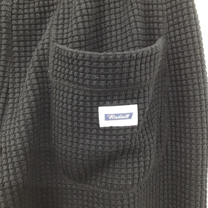 ラディアル RADIALL パンツ ワークパンツ、ペインターパンツ RAD-24AW-CUT006 BIGWAFFLESWEATPANTS ワイドパンツ XL 無地 黒 / ブラック /  メンズ USED 古着 中古 10122792