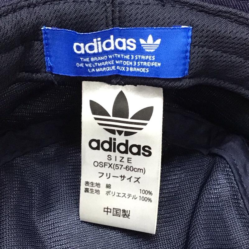 アディダス adidas 帽子 ハット S94587 Core Bucket Hat バケットハット バケハ ロゴ、文字 紺 / ネイビー / メンズ USED 古着 中古 10121143