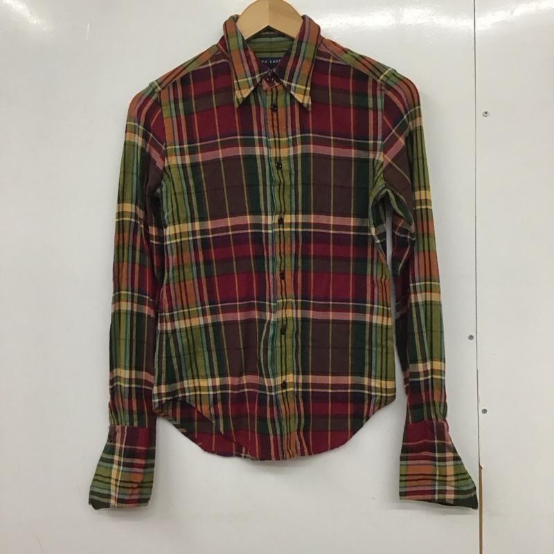 ラルフローレン RALPHLAUREN シャツ、ブラウス 長袖 4 チェック マルチカラー / マルチカラー / レディース USED 古着 中古 10133880