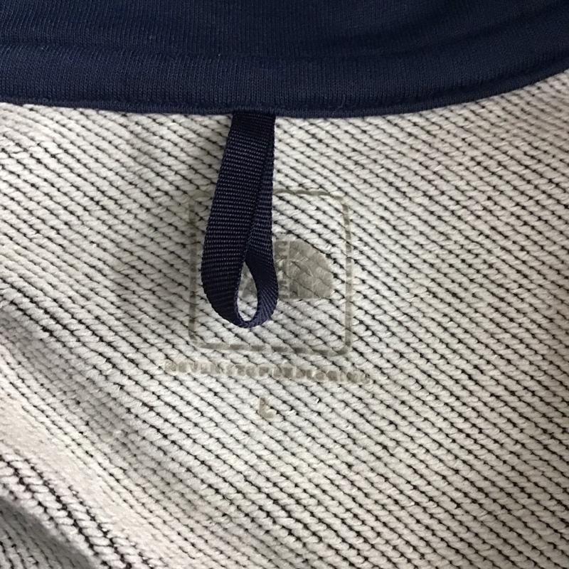 ザノースフェイス THE NORTH FACE パーカー 長袖 nt61696 トレッキングウェア 長袖パーカー プルオーバー L ロゴ、文字 灰 / グレー / メンズ USED 古着 中古 10120049
