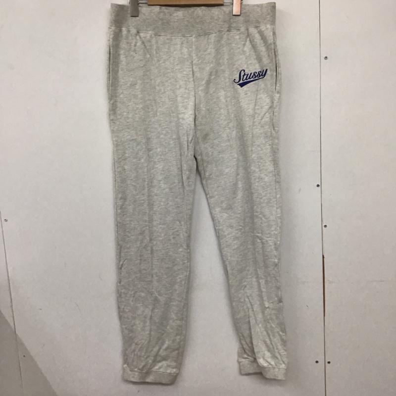 ステューシー STUSSY パンツ ワークパンツ、ペインターパンツ スウェットパンツ ワイドパンツ カジュアルパンツ L ロゴ、文字 灰 / グレー / メンズ USED 古着 中古 10135913