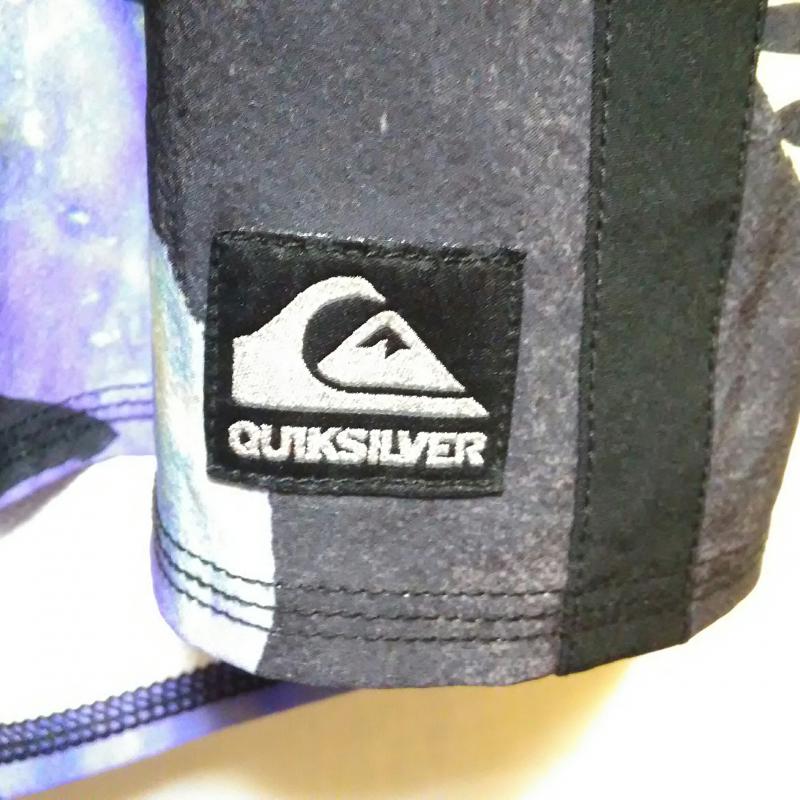 クイックシルバー Quiksilver パンツ ショートパンツ 30インチ 無地 X 総柄 黒 / ブラック / X 桃 / ピンク / X 青 / ブルー / X 黄 / イエロー / メンズ USED 古着 中古 10011879