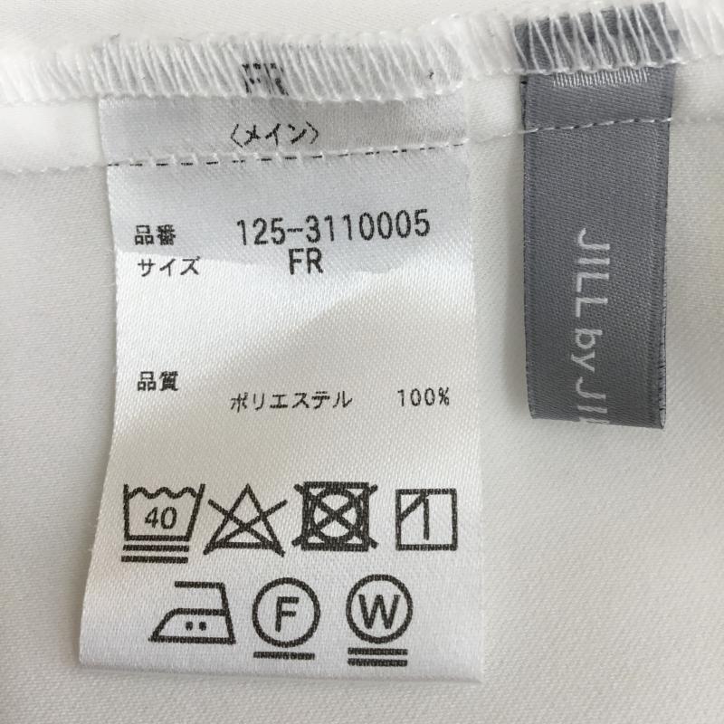 ジルスチュアート JILLSTUART シャツ、ブラウス 長袖 125-3110005 ケープフリルブラウス FREE 無地 白 / ホワイト / レディース USED 古着 中古 10150338
