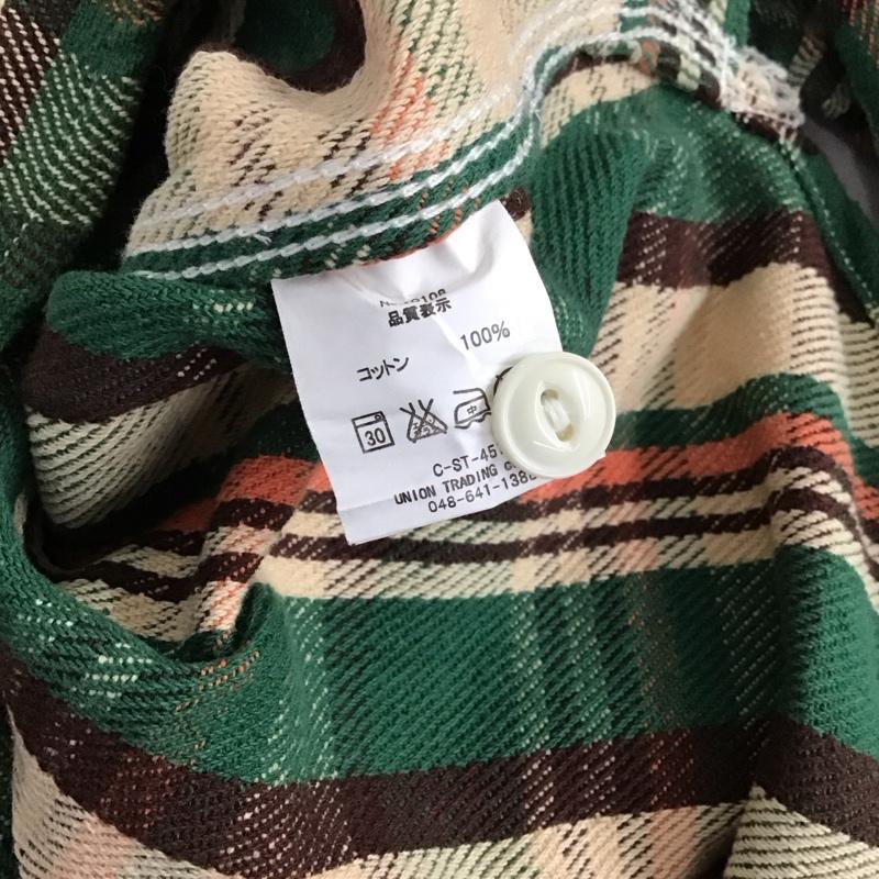 ヒューストン HOUSTON シャツ、ブラウス 長袖 長袖シャツ チェックシャツ カラーシャツ L チェック マルチカラー / マルチカラー / メンズ USED 古着 中古 10139282