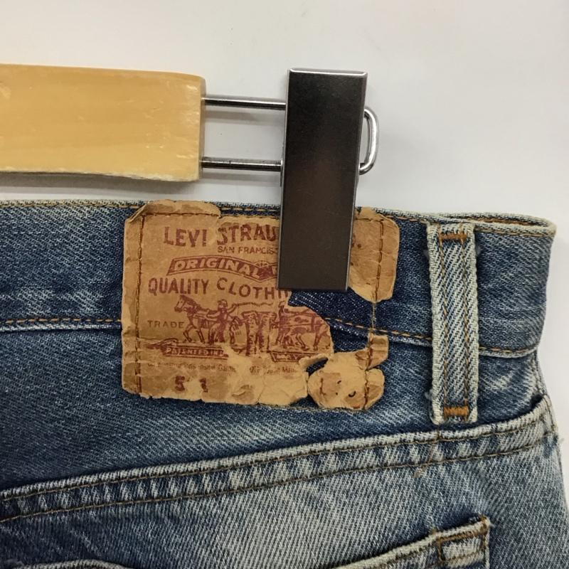 リーバイス Levi s パンツ デニム、ジーンズ W32L36 32インチ 無地 インディゴ / インディゴ / メンズ USED 古着 中古 10128806