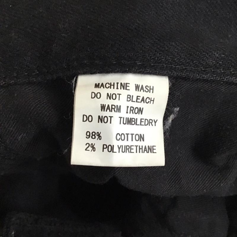 スカルフライト SKULLFLIGHT パンツ デニム、ジーンズ スキニーパンツ 29 無地 黒 / ブラック /  メンズ USED 古着 中古 10121320