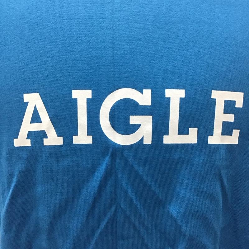 エーグル AIGLE Tシャツ 半袖 半袖カットソー プリントTシャツ クルーネックカットソー M ロゴ、文字 マルチカラー / マルチカラー /  メンズ USED 古着 中古 10111033