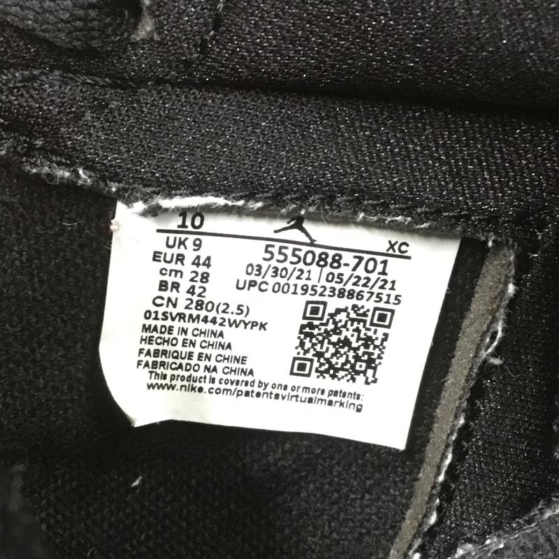 ナイキ NIKE スニーカー スニーカー AIR JORDAN 1 RETRO HIGH OG エア ジョーダン 1 レトロ HIGH OG 555088-701 28.0cm ロゴ、文字 黒 / ブラック / X 黄 / イエロー / メンズ USED 古着 中古 10107077