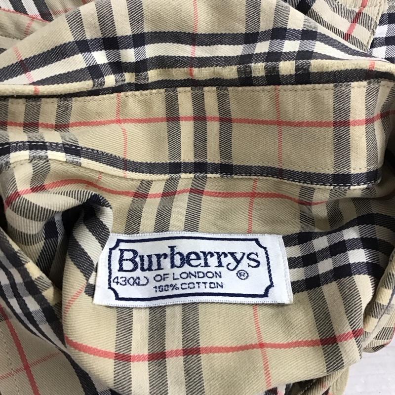 バーバリーズ BURBERRYS シャツ、ブラウス 長袖 長袖シャツ チェックシャツ カラーシャツ ボタンダウンシャツ L チェック マルチカラー / マルチカラー / メンズ USED 古着 中古 10127816