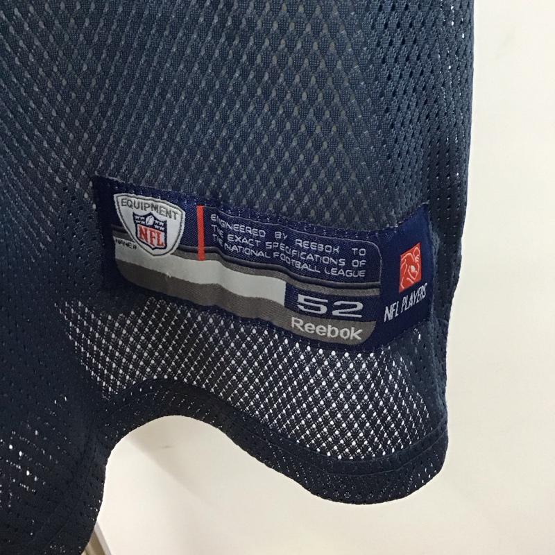 リーボック Reebok カットソー 半袖 R700A NFL SEAHAWKS メッシュ ロゴ、文字 紺 / ネイビー / メンズ USED 古着 中古 10107922