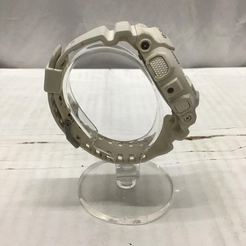 ジーショック G-SHOCK 腕時計 アナログ(クォーツ式) GA-120A ANALOG-DIGITAL ロゴ、文字 白 / ホワイト / メンズ USED 古着 中古 10118900