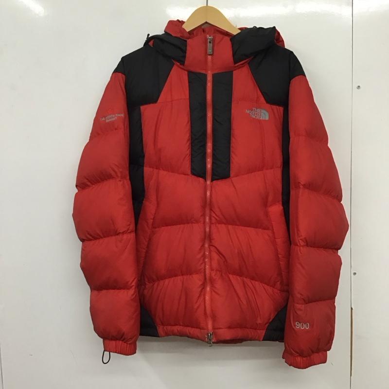 ザノースフェイス THE NORTH FACE ジャケット、上着 ジャンパー、ブルゾン ジップアップジャケット ナイロンジャケット アウター パーカージャケット L ロゴ、文字 黒 / ブラック / X 赤 / レッド / メンズ USED 古着 中古 10133610
