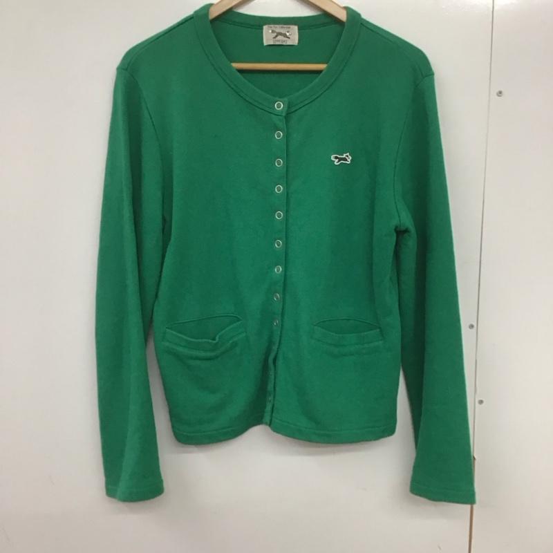 フリークスストア FREAK S STORE カーディガン 長袖 THE FOX COLLECTION FREE 無地 緑 / グリーン / レディース USED 古着 中古 10133386