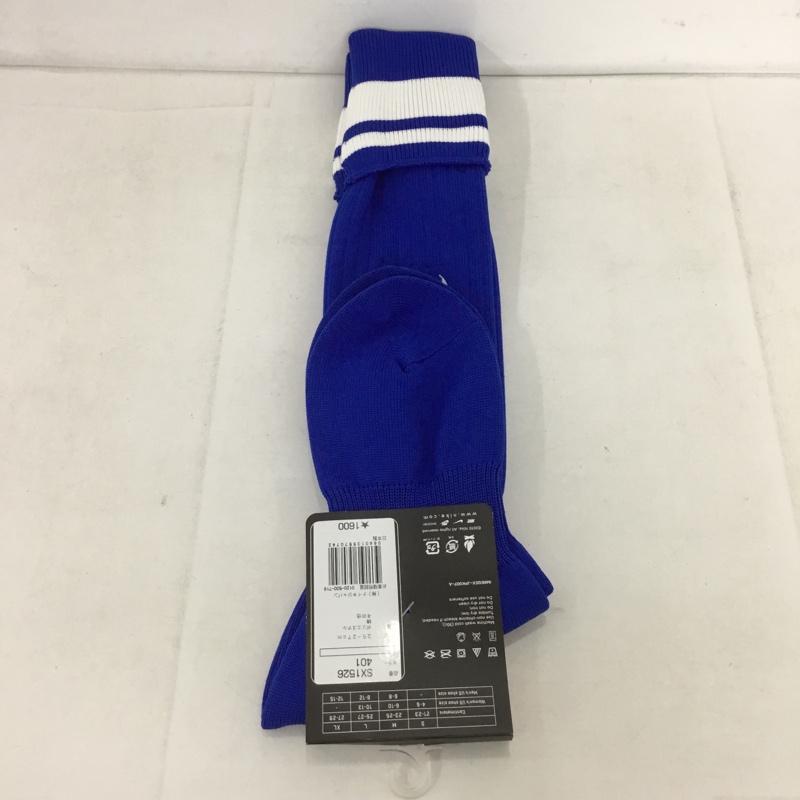 ナイキ NIKE ファッション小物 ファッション小物 SX1526 ニューベーシックサッカーソックス ロゴ、文字 青 / ブルー / X 白 / ホワイト / メンズ USED 古着 中古 10132187