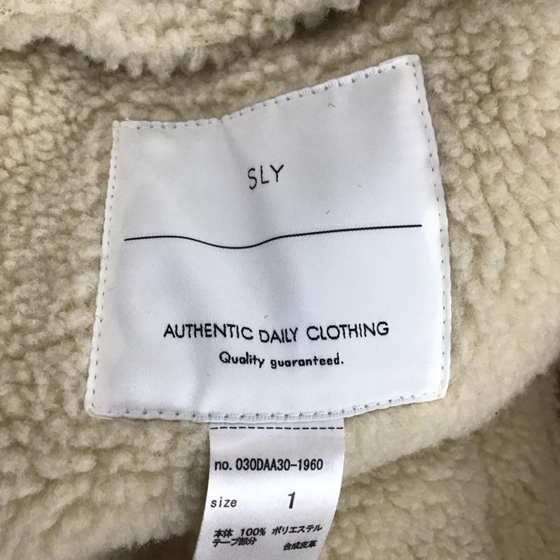 スライ SLY ジャケット、上着 ジャケット、ブレザー 030DAA30-1960 OVER SIZE B-3 裏ボア 1 無地 ベージュ / ベージュ / X 茶 / ブラウン / レディース USED 古着 中古 10119632