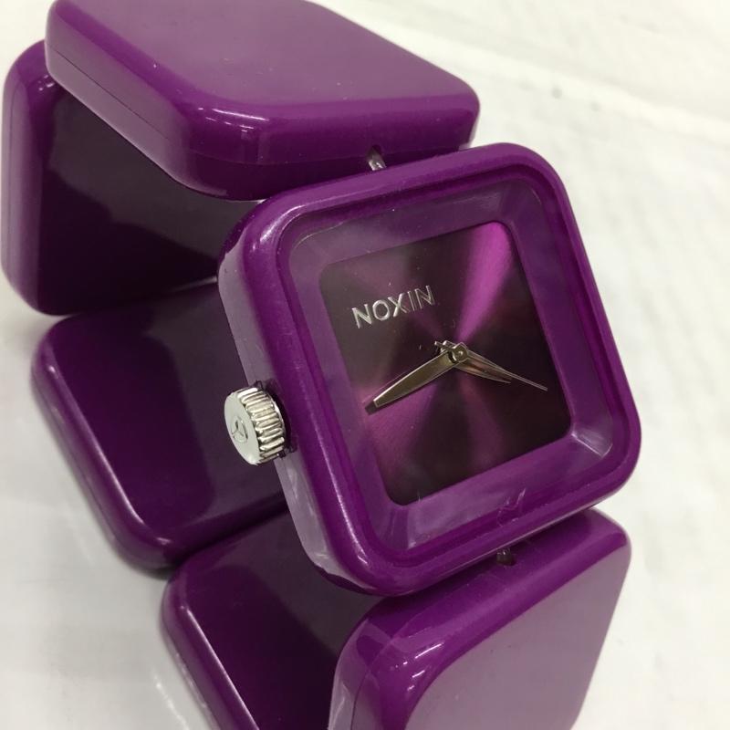 ニクソン NIXON 腕時計 アナログ(クォーツ式) THE MISTY ブレスレット 箱有 ロゴ、文字 紫 / パープル / レディース USED 古着 中古 10113820