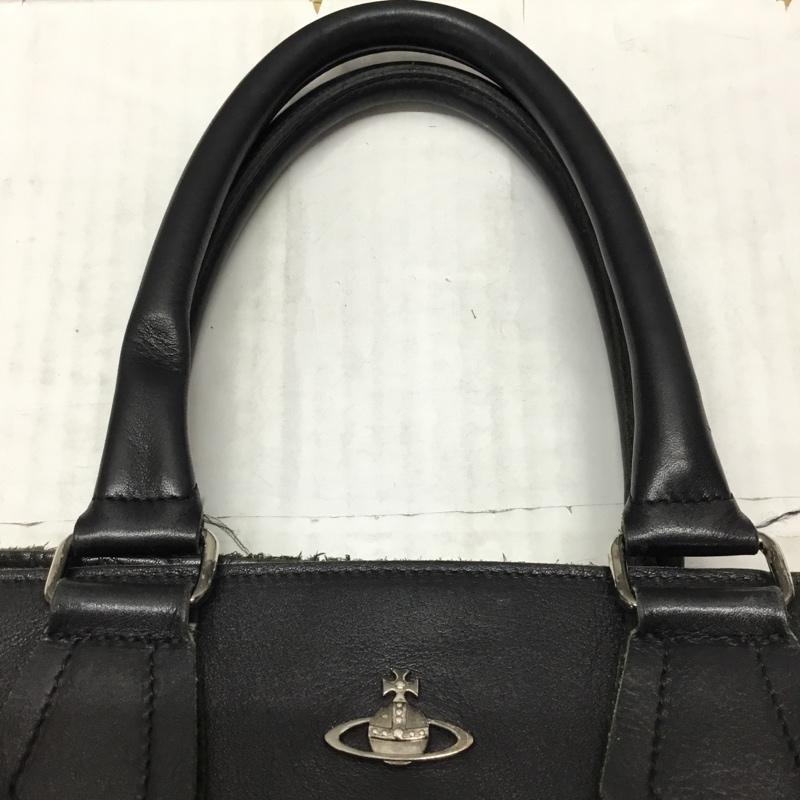 ヴィヴィアンウエストウッド Vivienne Westwood トートバッグ トートバッグ オーブ レザー ワンポイント 黒 / ブラック / レディース USED 古着 中古 10122291
