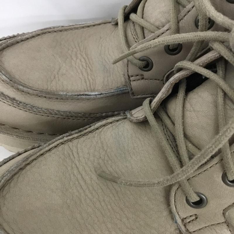 クラークス Clarks ブーツ ショートブーツ GORE TEX UK7.5 US:8.5 ワンポイント グレージュ / グレージュ / メンズ USED 古着 中古 10130408