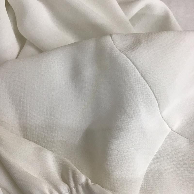 ザラベーシック ZARA BASIC シャツ、ブラウス 長袖 プルオーバー Vネック M 無地 白 / ホワイト / レディース USED 古着 中古 10113462