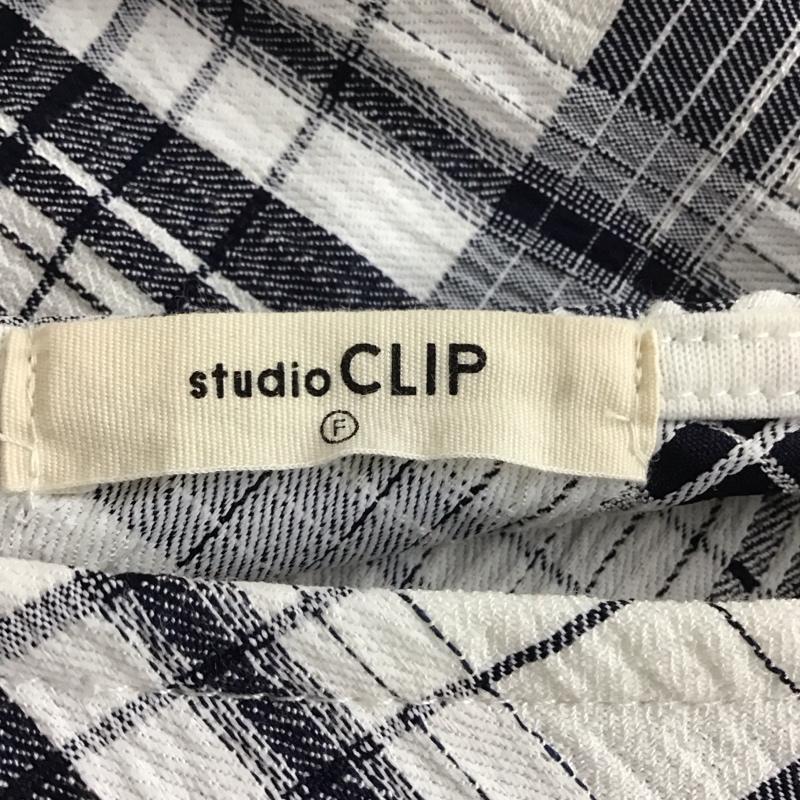 スタディオクリップ studio CLIP カットソー 半袖 FREE チェック マルチカラー / マルチカラー / レディース USED 古着 中古 10130068